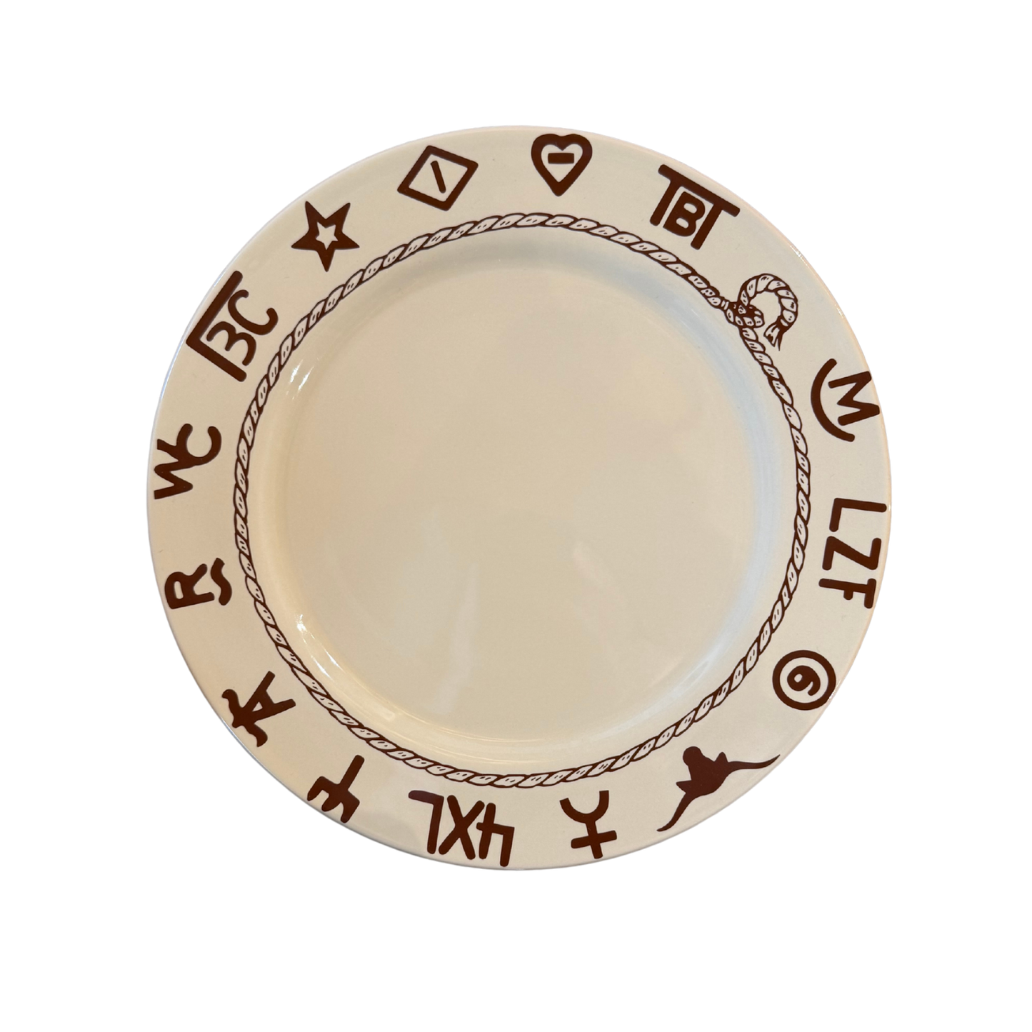 Western Dinner Plates - Set of 4
