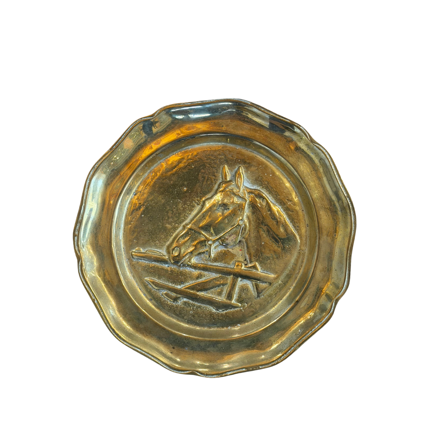 Horse Brass Ash Tray