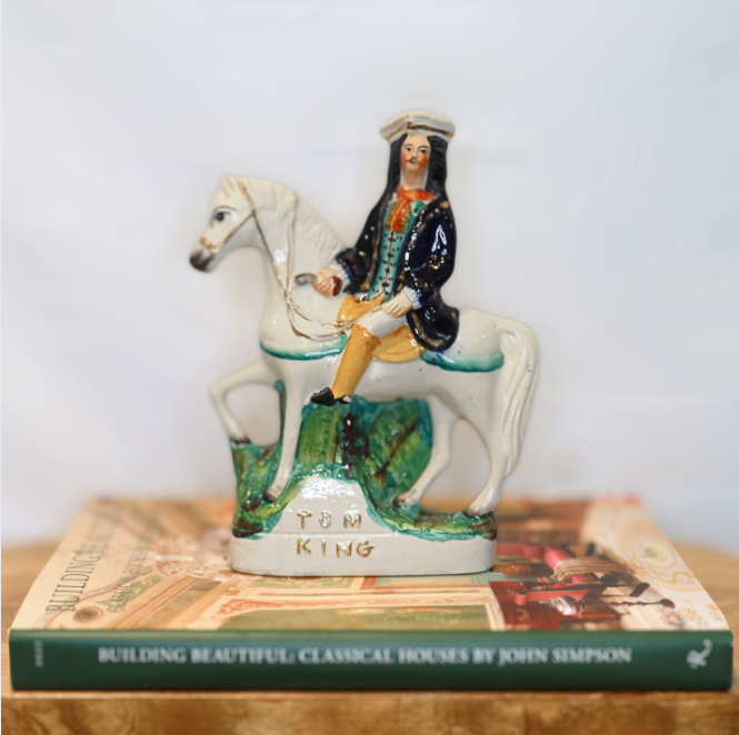 Antique Staffordshire Figures, Set of 2