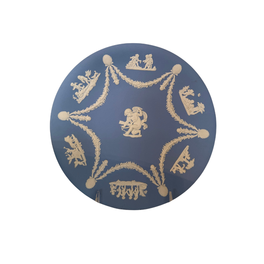 Wedgewood Blue Cupid Plate