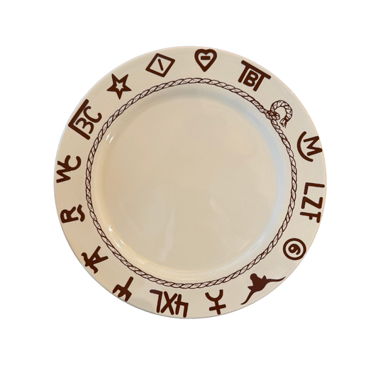 Western Dinner Plates - Set of 4