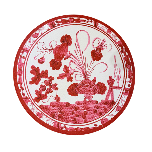 VIDA Faenza and Leopard Reversible Round Placemats - Set of 4