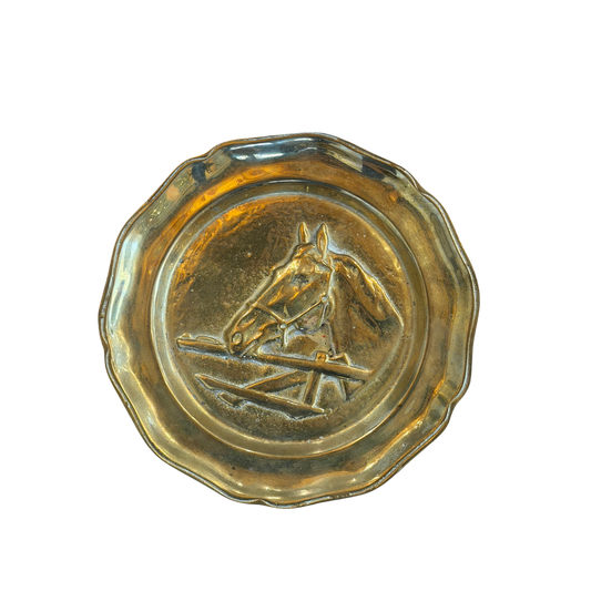 Horse Brass Ash Tray