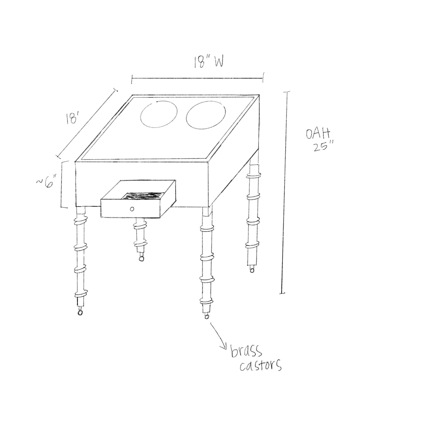 Hilary Champagne Table