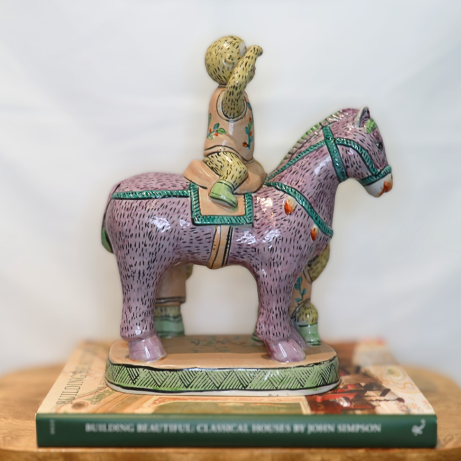 Monkeys on Purple Horse