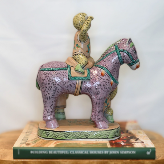 Monkeys on Purple Horse