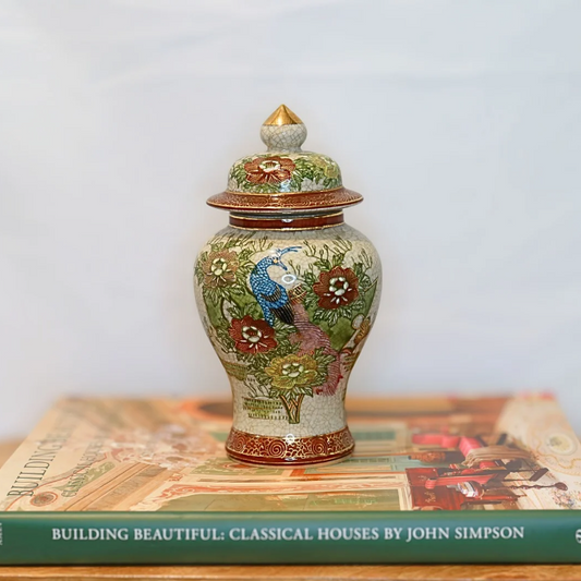 Vintage Japanese Satsuma Ginger Jar