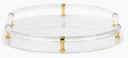 Acrylic Oval Tray